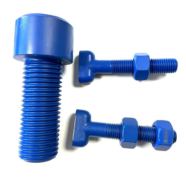 Steel 10.9 12.9 Dacromet Blue Fluoropolymer Coated DIN912 Socket Head Cap T Head Bolt